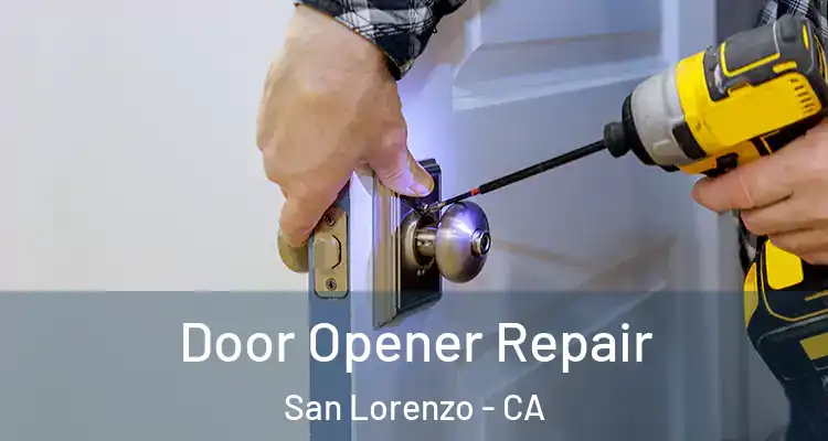  Door Opener Repair San Lorenzo - CA
