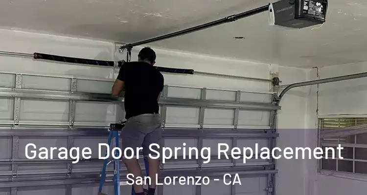  Garage Door Spring Replacement San Lorenzo - CA