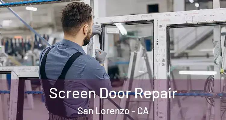 Screen Door Repair San Lorenzo - CA