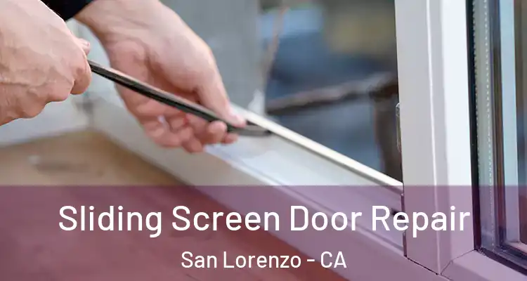  Sliding Screen Door Repair San Lorenzo - CA