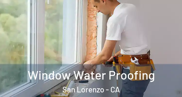  Window Water Proofing San Lorenzo - CA